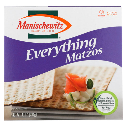 Manischewitz Matzo Everything - Case Of 12 - 10 Oz.