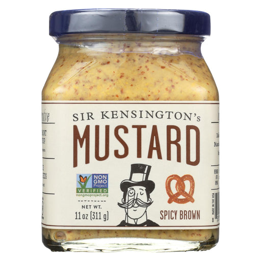 Sir Kensington's Spicy Brown Mustard - Case Of 6 - 11 Oz.
