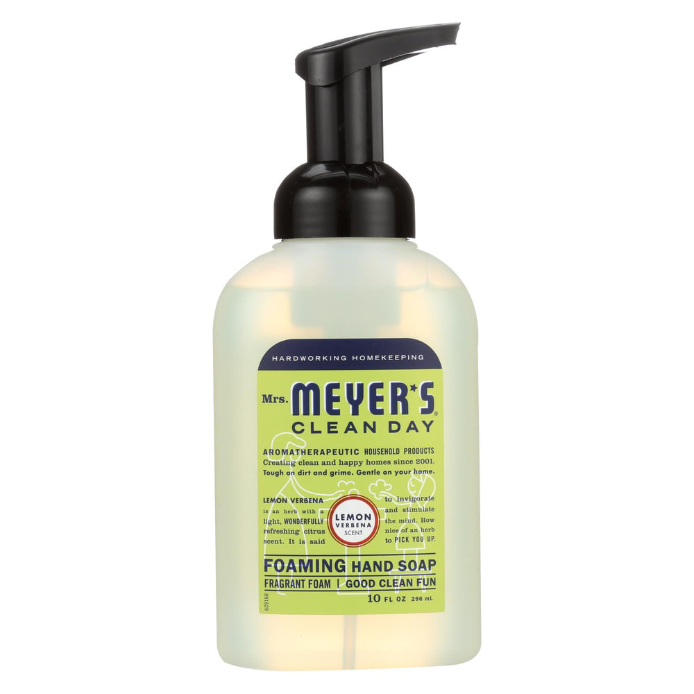 Mrs. Meyer's Clean Day - Foaming Hand Soap - Lemon Verbena - Case Of 6 - 10 Fl Oz
