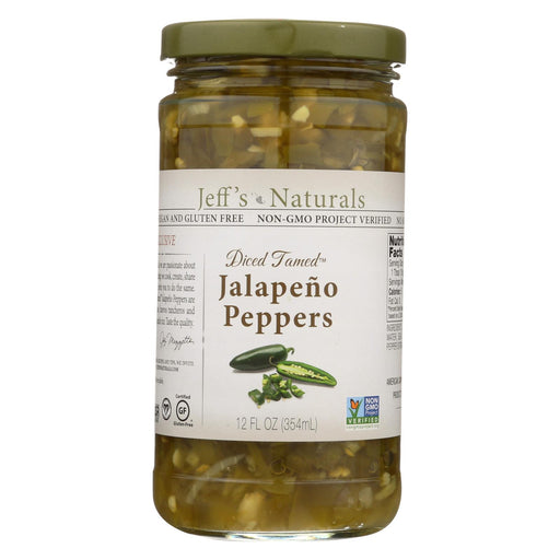 Jeff's Natural Jeff's Natural Jalapeno Peppers - Jalapeno - Case Of 6 - 12 Fl Oz.