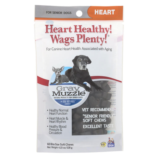 Ark Naturals Heart Healthy Wags Plenty - Gray Muzzle - 60 Count - 1 Each