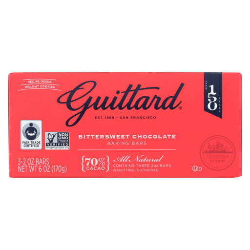 Guittard Chocolate Variety Mix - Unsweetened, Bittersweet And Semisweet - Case Of 12 - 2 Oz.