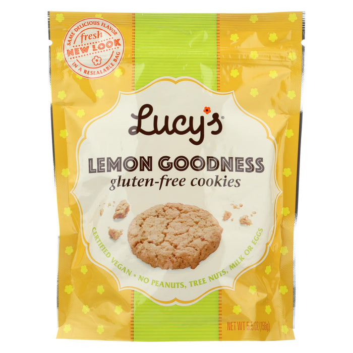 Dr. Lucy's Cookies - Lemon Goodness - Case Of 8 - 5.5 Oz.