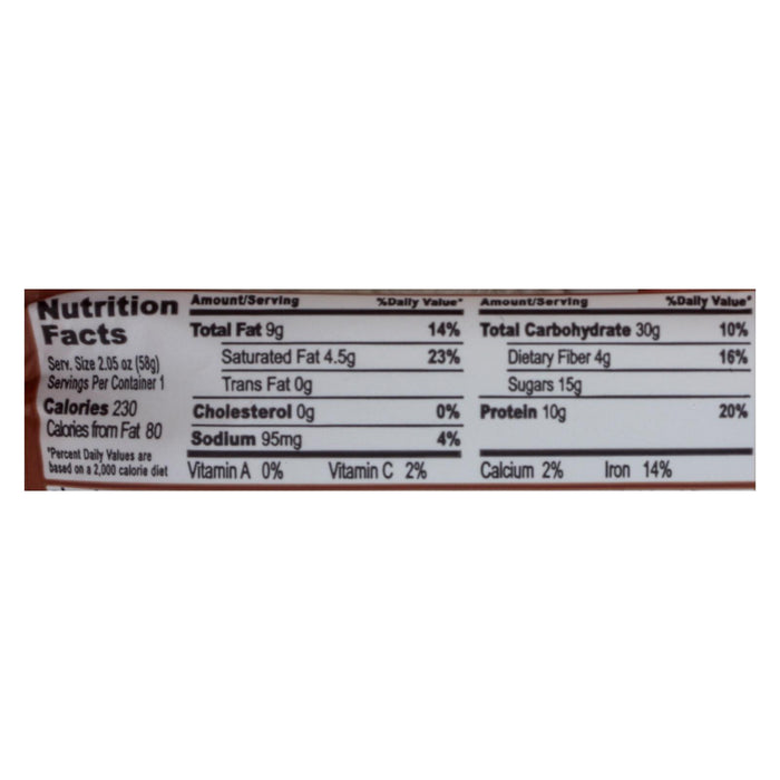 The Gluten Freeb Bar - Dark Chocolate Coconut - Gluten Free - Case Of 12 - 2.05 Oz