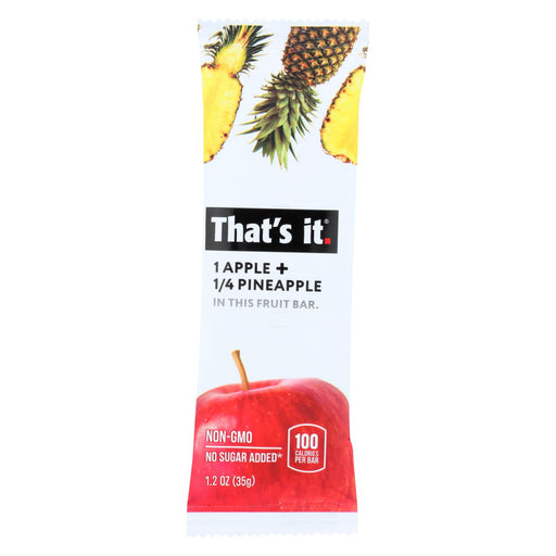 That's It Fruit Bar - Apple And Pinapple - Case Of 12 - 1.2 Oz