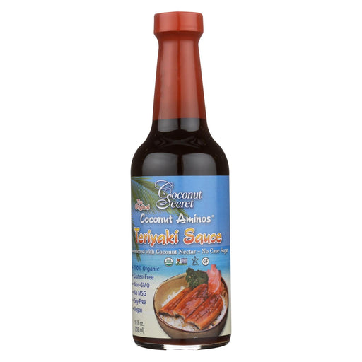 Coconut Secret Organic Teriyaki Sauce - Case Of 12 - 10 Fl Oz.