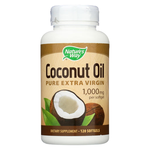 Nature's Way Coconut Oil - 1000 Mg - 120 Softgels