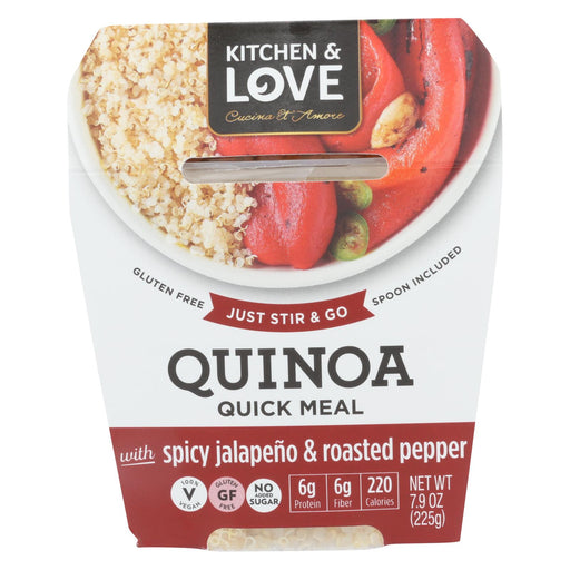 Cucina And Amore Quinoa Meals - Spicy Jalapeno And Roasted Peppers - Case Of 6 - 7.9 Oz.