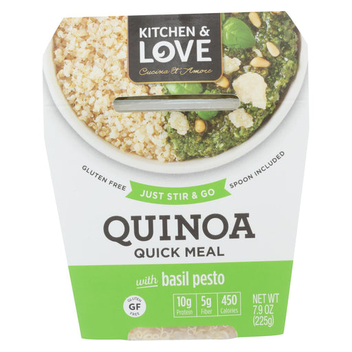 Cucina And Amore Quinoa Meals - Basil Pesto - Case Of 6 - 7.9 Oz.
