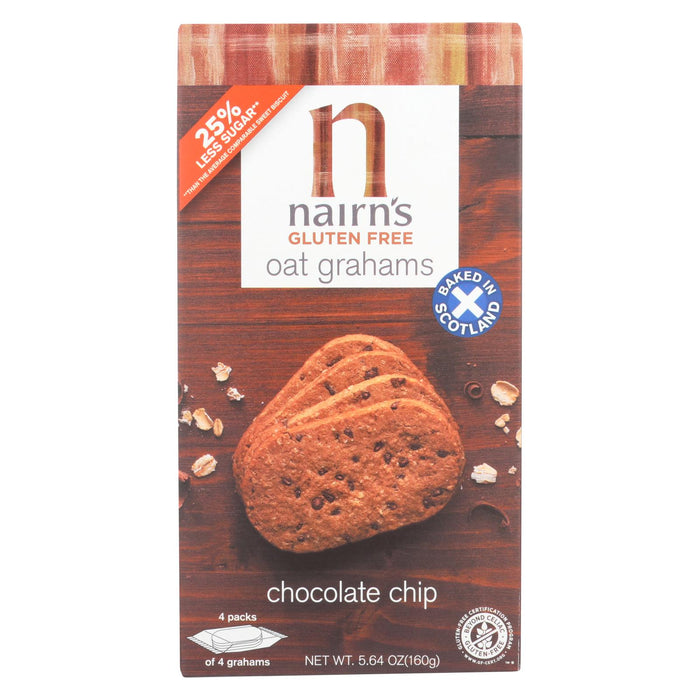 Nairn's Oatmeal And Chocolate Chip - Chocolate - Case Of 12 - 5.64 Oz.