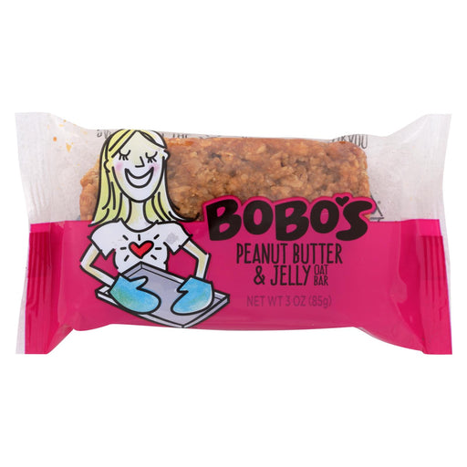 Bobo's Oat Bars Peanut Butter And Jelly Bars - Gluten Free - Case Of 12 - 3 Oz.