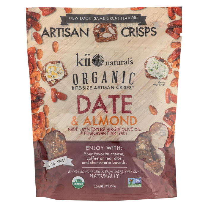 Kii Naturals Date And Almond - Case Of 12 - 5.3 Oz.