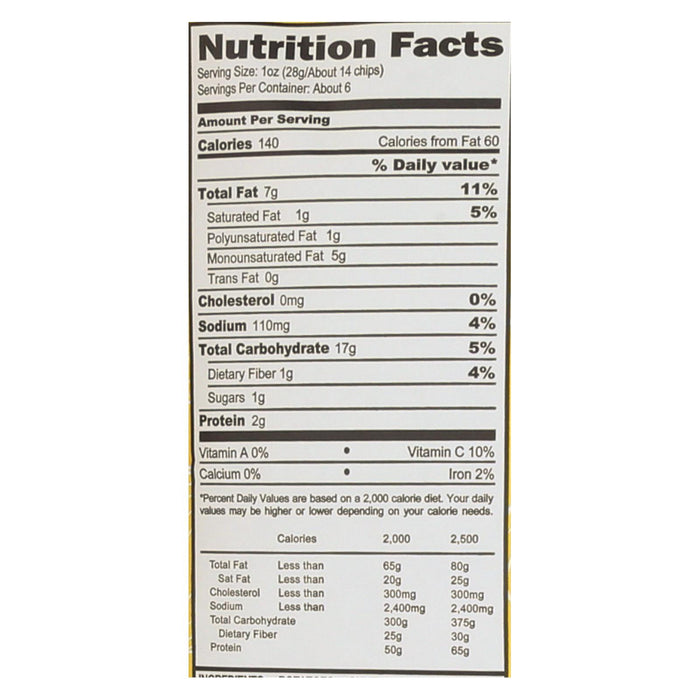 Boulder Canyon Natural Foods Kettle Chips - Vidalia Onion - Case Of 12 - 6 Oz.