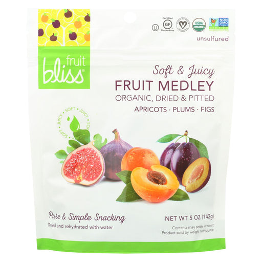 Fruit Bliss Organic Fruit Medley - Fruit Medley - Case Of 6 - 5 Oz.