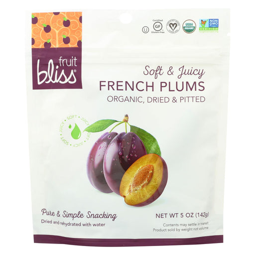 Fruit Bliss Organic French Agen Plums - Plums - Case Of 6 - 5 Oz.