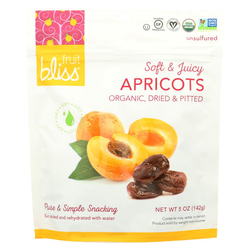 Fruit Bliss Organic Turkish Apricot - Apricot - Case Of 6 - 5 Oz.