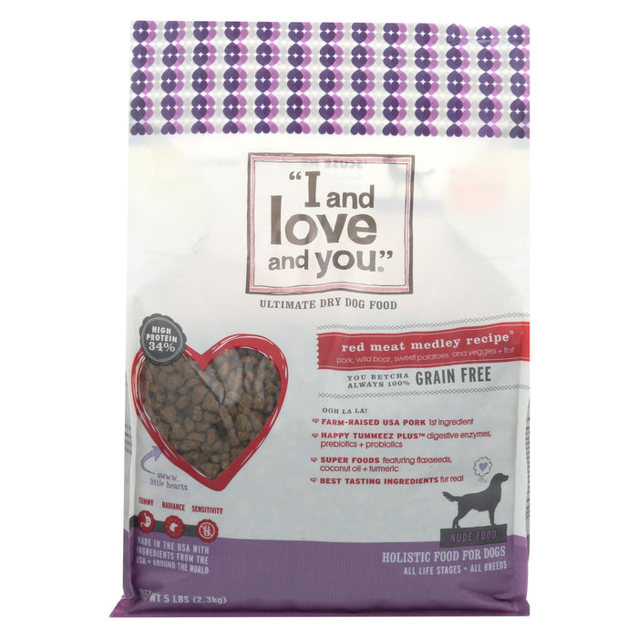 I And Love And You Red Meat Medley - Grain Free - Case Of 3 - 5 Lb.