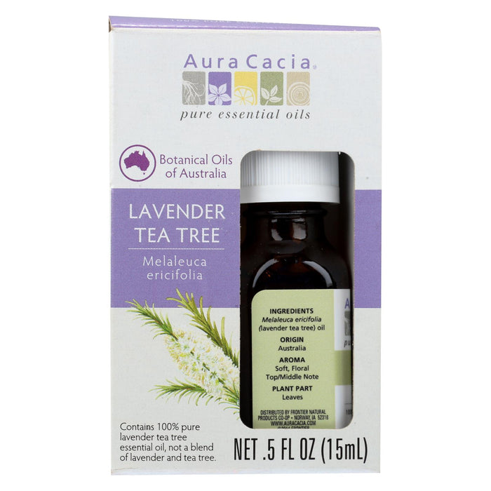 Aura Cacia Essential Oil - Pure - Lavender Tea Tree - .5 Fl Oz