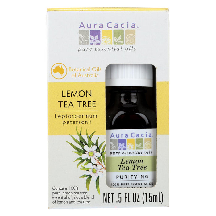 Aura Cacia Essential Oil - Pure - Lemon Tea Tree - .5 Fl Oz