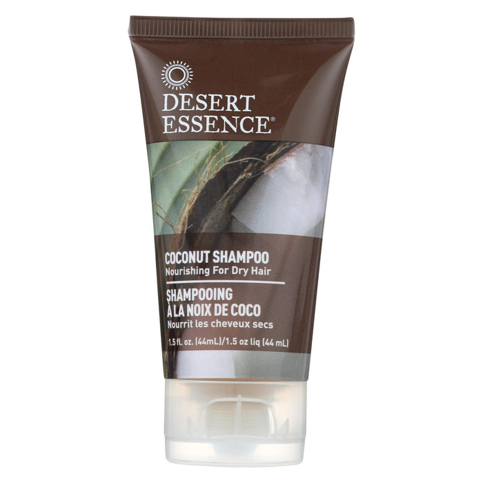 Desert Essence Shampoo - Nourishing - Coconut - Trvl - 1.5 Fl Oz - 1 Case