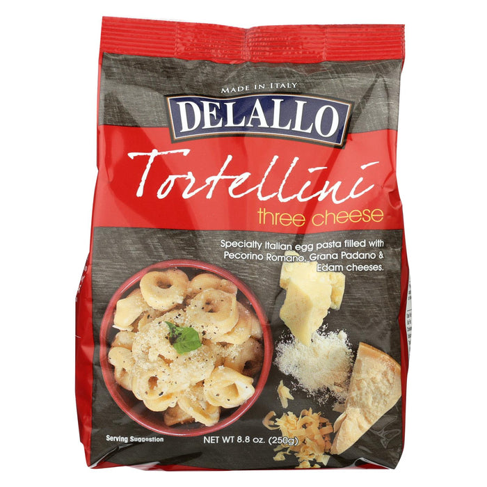 Delallo Tortelini - 3 Cheese - Case Of 12 - 8.8 Oz