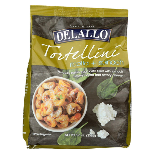 Delallo - Tortelini - Ricotta And Spinach - Case Of 12 - 8.8 Oz.