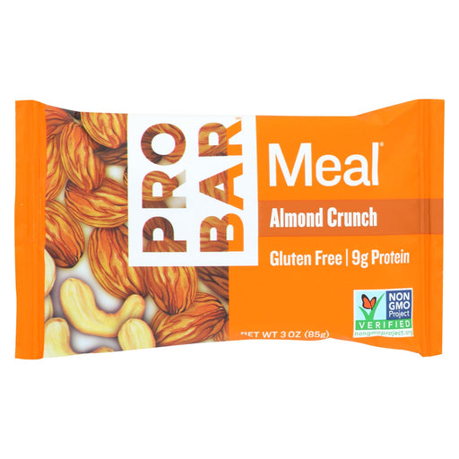 Probar Meal Bar - Organic - Almond Crunch - 3 Oz - 1 Case