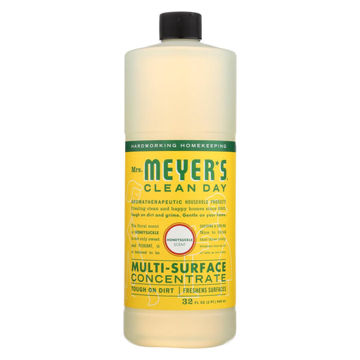 Mrs. Meyer's Clean Day - Multi Surface Concentrate - Honeysuckle - 32 Fl Oz - Case Of 6