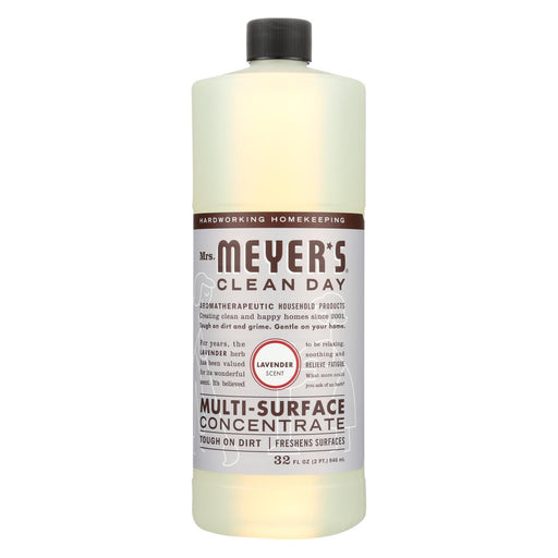 Mrs. Meyer's Clean Day - Multi Surface Concentrate - Lavender - 32 Fl Oz - Case Of 6