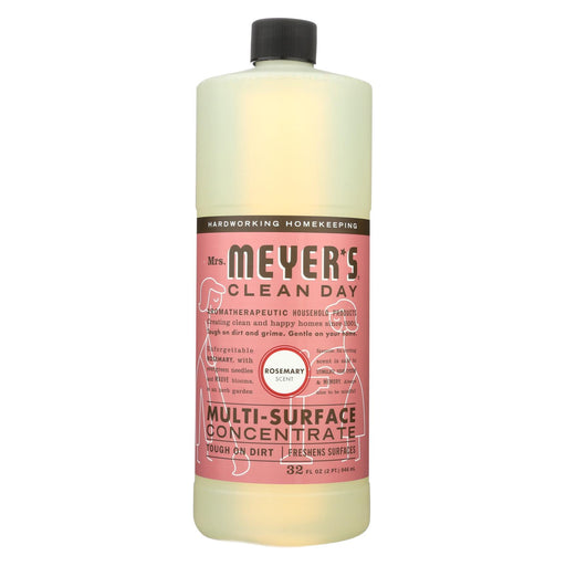 Mrs. Meyer's Clean Day - Multi Surface Concentrate - Rosemary - 32 Fl Oz - Case Of 6
