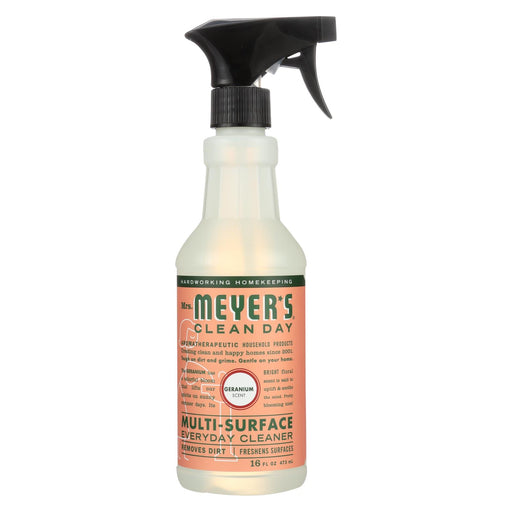Mrs. Meyer's Clean Day - Multi-surface Everyday Cleaner - Geranium - 16 Fl Oz - Case Of 6