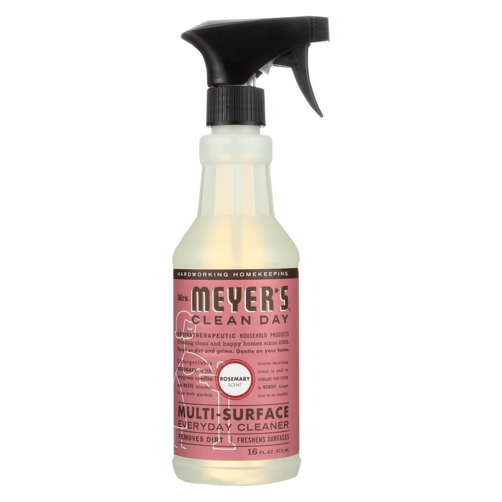 Mrs. Meyer's Clean Day - Multi-surface Everyday Cleaner - Rosemary - 16 Fl Oz - Case Of 6
