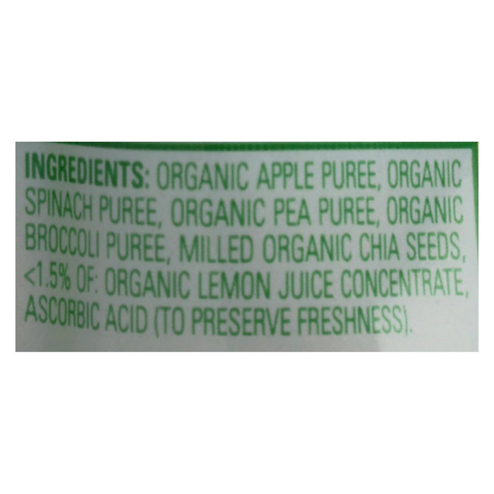 Happy Tot Happy Baby Organic Creamies - Apple, Spinach, Pea And Kiwi - Case Of 16 - 4.22 Oz.