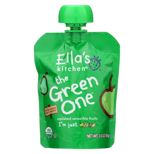 Ellas Kitchen Fruit Smoothie - The Green One™ - Case Of 12 - 3 Oz.