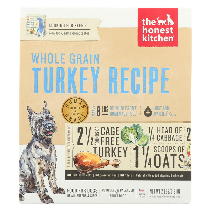 The Honest Kitchen Keen - Whole Grain Turkey Dog Food - Case Of 6 - 2 Lb.