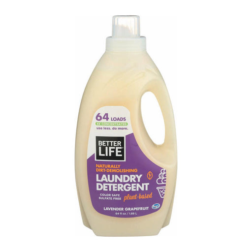 Better Life Laundry Detergent - Lavender Grapefruit - Case Of 4 - 64 Fl Oz