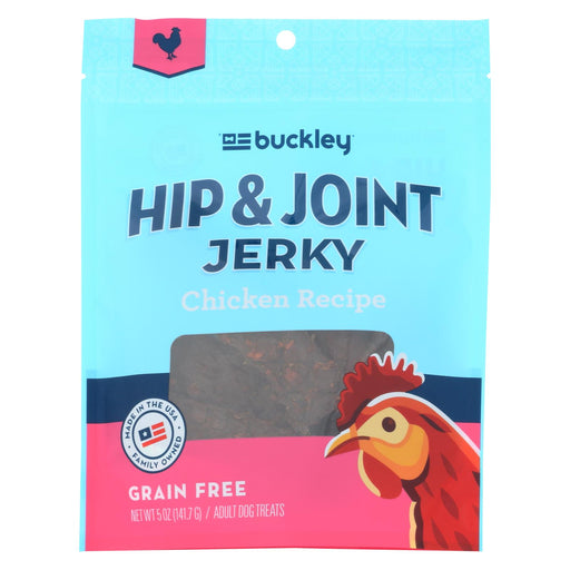 Buckley Hip And Joint Jerky Treats - Chicken - Case Of 6 - 5 Oz.