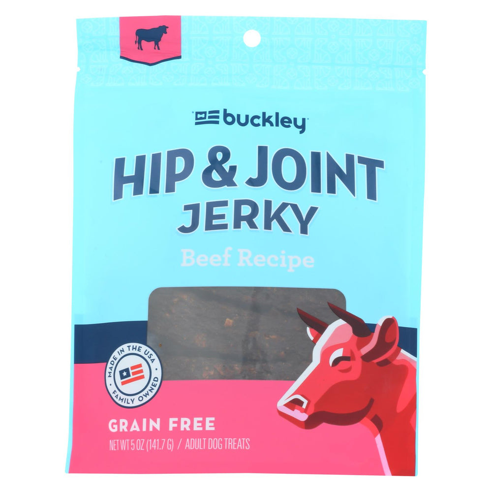 Buckley Hip And Joint Jerky - Beef - Case Of 6 - 5 Oz.