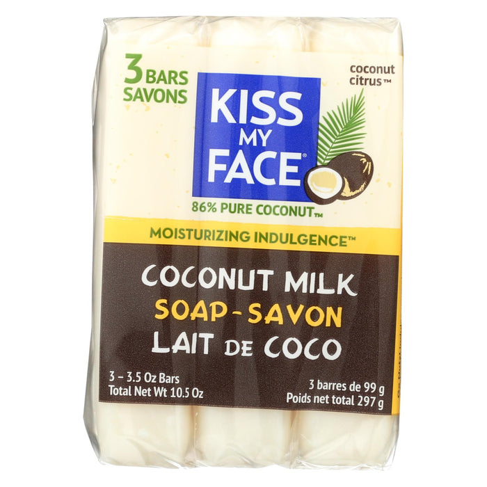 Kiss My Face Bar Soap - Coconut Milk - 10.5 Oz