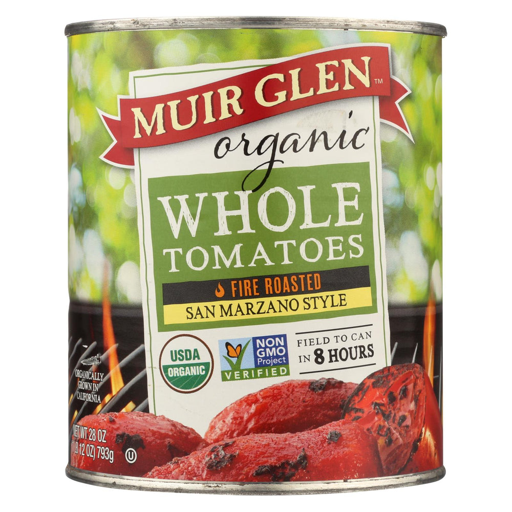 Muir Glen Fire Roasted Whole Tomatoes - Tomato - Case Of 6 - 28 Oz.
