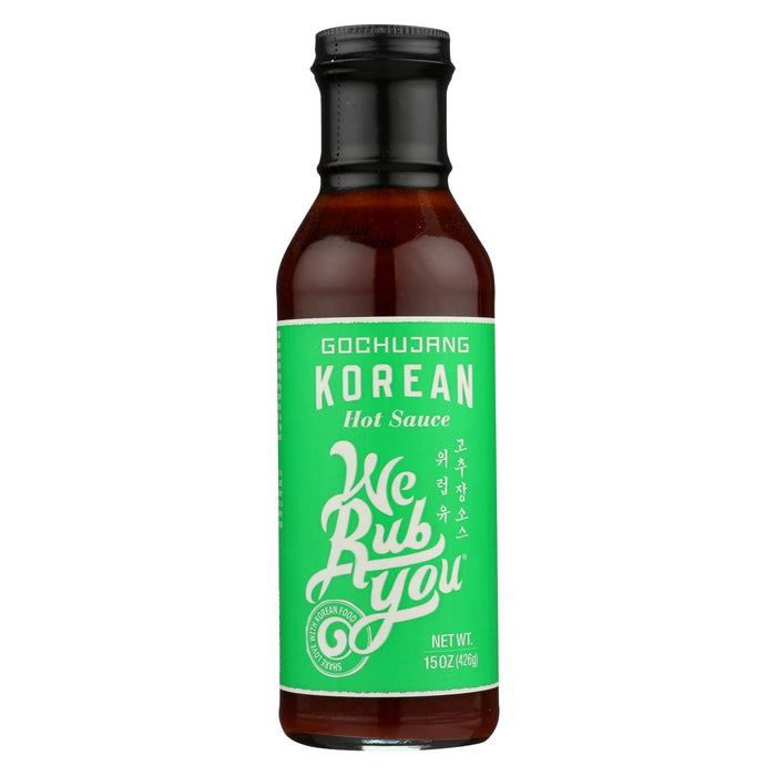 We Rub You Hot Sauce - Gochujang Korean - Case Of 6 - 15 Oz.