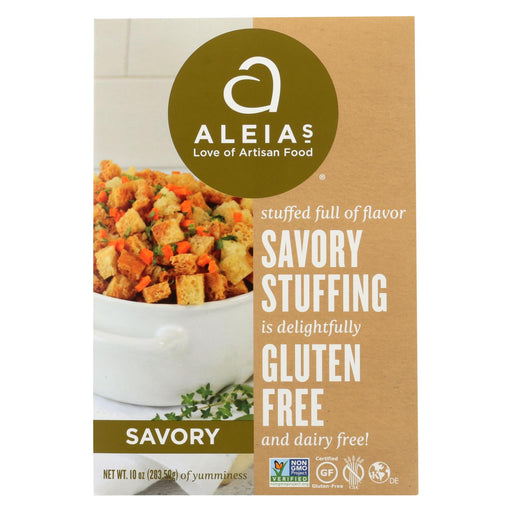 Aleia's Gluten Free Stuffing Mix Savory - Case Of 6 - 10 Oz