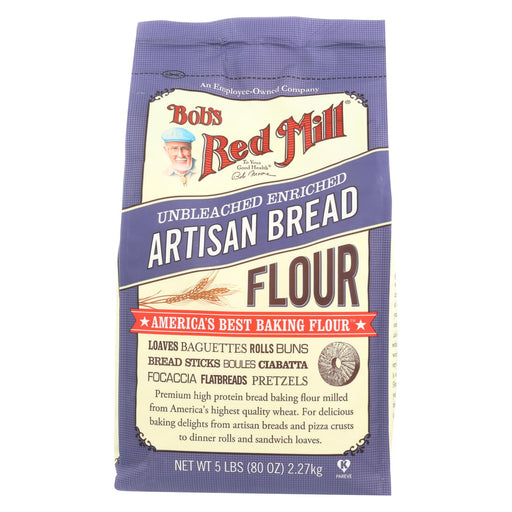 Bob's Red Mill Artisan Bread Flour - 5 Lb - Case Of 4