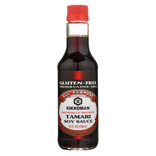 Kikkoman Tamari Soy Sauce - Naturally Brewed - Case Of 6 - 10 Fl Oz