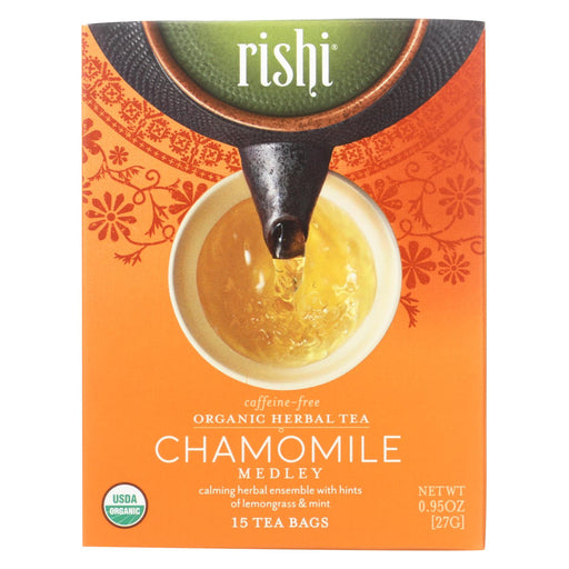 Rishi Herbal Blend - Chamomile Medley - Case Of 6 - 15 Bags