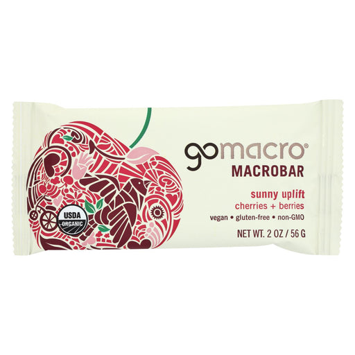 Gomacro Organic Macrobar - Cherries And Berries - 2 Oz Bars - Case Of 12