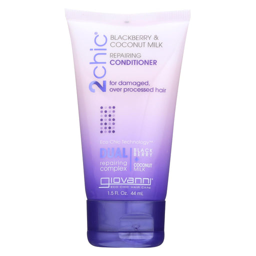 Giovanni Hair Care Products Conditioner - 2chic - Repairing - Blackberry And Coconut Milk - 1.5 Oz