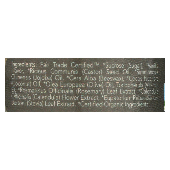 Ecolips Organic Lip Scrub - Vanilla Bean - Case Of 6 - 0.5 Oz.