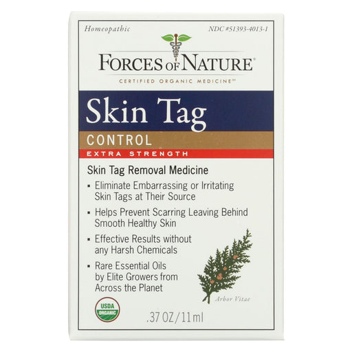 Forces Of Nature Skin Tag Control - Certified Organic - Extra Strength - 11 Ml