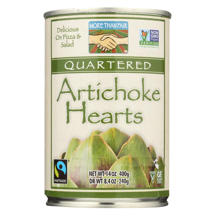 More Than Fair Artichoke Hearts - Quartered - Case Of 6 - 14 Oz.